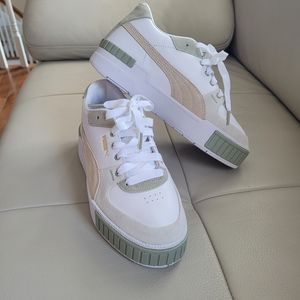 Puma Cali Sport Sneakers white and sage